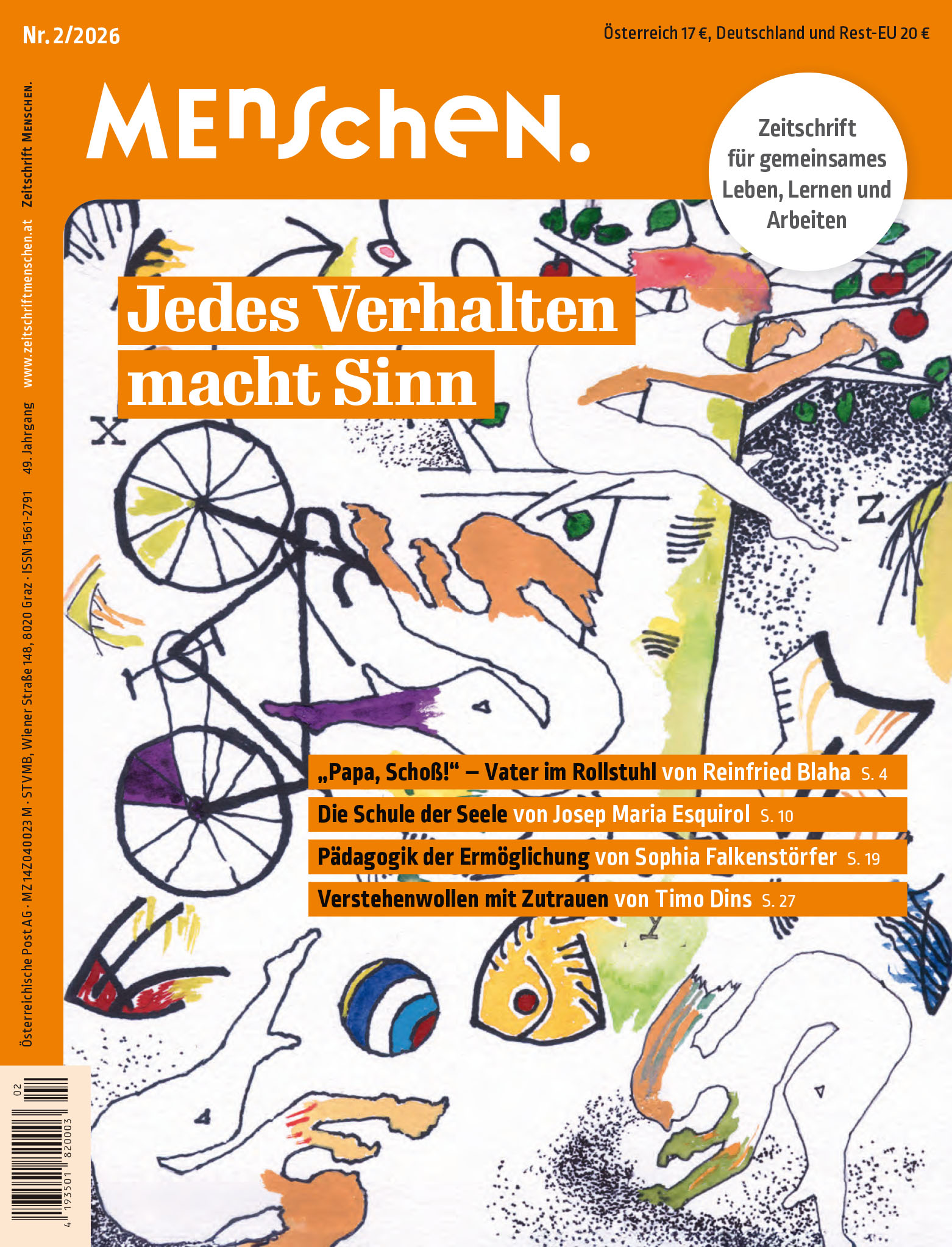 Titelbild Ausgabe 2/2026 "Jedes Verhalten macht Sinn" 2/2026