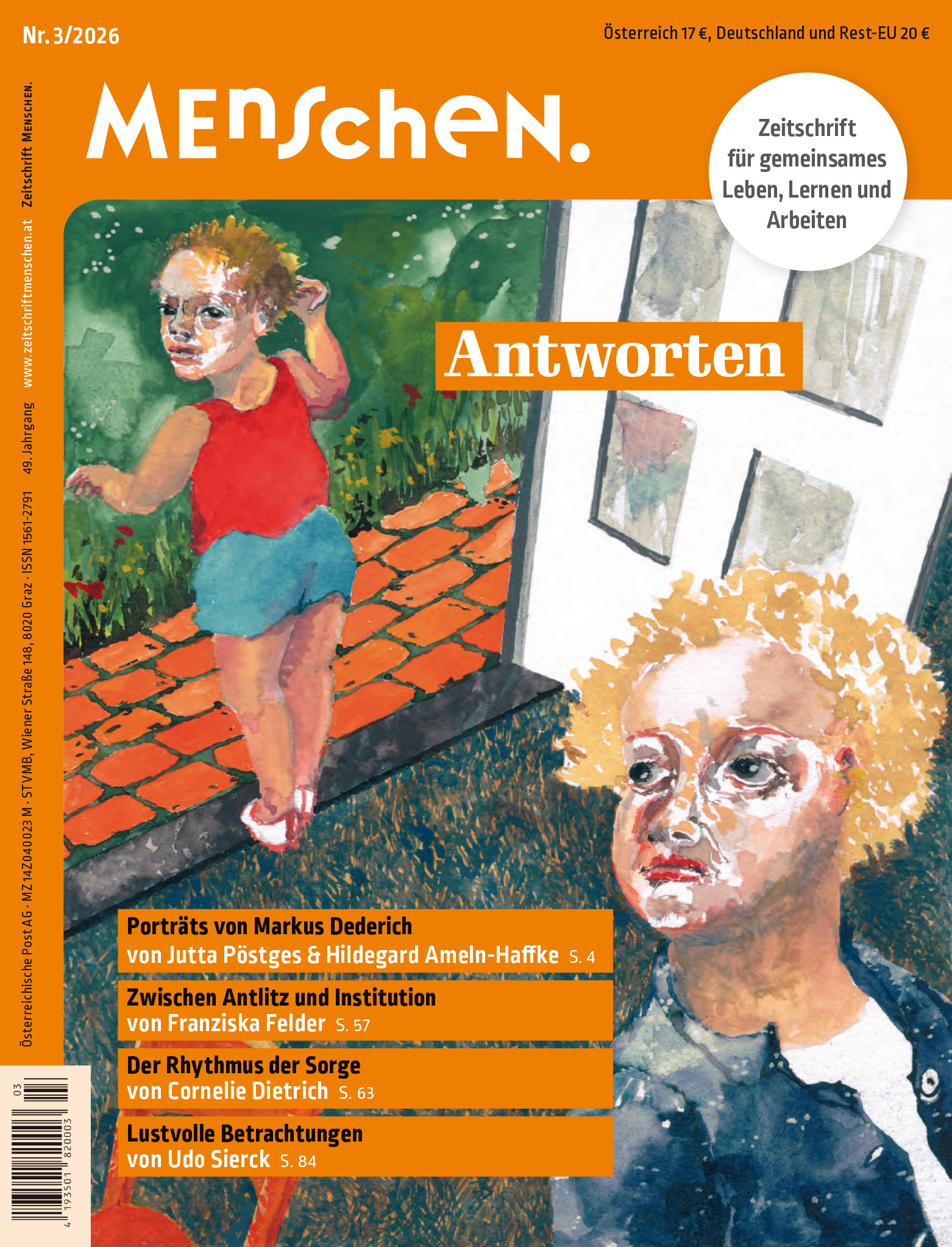 Titelbild Ausgabe 3/2026 "Antworten" 3/2026